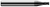 4 FL - 0.0780" (5/64) Cutter DIA x 0.0100" Radius x 0.1170" LOC - Amorphous Diamond Coated Â– HARVEY TOOL Â– SKU HARTO1-994578-C4