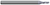 9.525 mm Drill DIA x 46.000 mm Flute Length - 3 FL - TiB2 Coated Â– HARVEY TOOL Â– SKU HARTO1-AVA3750-C8