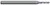 9.575 mm Drill DIA x 64.000 mm Flute Length - 3 FL - TiB2 Coated Â– HARVEY TOOL Â– SKU HARTO1-BAF3770-C8