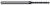 0.889 mm Drill DIA x 10.500 mm Flute Length - 2 FL - AlTiN Nano Coated  HARVEY TOOL  SKU HARTO1-DXT0350-C6