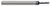 3 FL - 0.5000" (1/2) Cutter DIA x 0.7500" (3/4) LOC x 2.6250" (2-5/8) Reach - AlTiN Coated