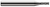 2 FL - 0.1562" (5/32) Cutter DIA x 0.0200" Radius x 0.5620" (9/16) LOC  HARVEY TOOL  SKU HARTO1-71920