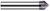 0.1875" (3/16) Shank DIA x 27.5Ã‚Â° per side - 2 FL - AlTiN Coated Â– HARVEY TOOL Â– SKU HARTO1-72428-C3