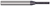 5 FL - 0.0620" (1/16) Cutter DIA x 0.4370" (7/16) LOC - AlTiN Nano Coated Â– HARVEY TOOL Â– SKU HARTO1-726262-C6