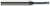 3 FL - 0.0780" (5/64) Cutter DIA x 0.0050" Radius x 0.1170" LOC x 0.4750" Reach - AlTiN Coated Â– HARVEY TOOL Â– SKU HARTO1-729278-C3
