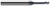 3 FL - 0.0780" (5/64) Cutter DIA x 0.0050" Radius x 0.1170" LOC x 0.4750" Reach - AlTiN Coated