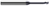 4 FL - 0.0200" (.5 mm) Cutter DIA x 0.0050" Radius x 0.0300" LOC x 0.1600" Reach - AlTiN Coated