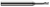 4 FL - 0.0625" (1/16) Cutter DIA x 0.0200" Radius x 0.0930" (3/32) LOC x 0.3120" (5/16) Reach Â– HARVEY TOOL Â– SKU HARTO1-730062