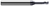 4 FL - 0.0625" (1/16) Cutter DIA x 0.0200" Radius x 0.0930" (3/32) LOC x 0.3120" (5/16) Reach - AlTiN Coated Â– HARVEY TOOL Â– SKU HARTO1-730062-C3