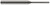 4 FL - 0.0930" (3/32) Cutter DIA x 0.0100" Radius x 0.2790" LOC x 0.9500" Reach Â– HARVEY TOOL Â– SKU HARTO1-730493