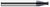 2 FL - 0.0620" (1/16) Cutter DIA x 0.0500" LOC  - AlTiN Coated