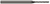 3 FL - 0.1875" (3/16) Cutter DIA x 1.5000" (1-1/2) LOC  HARVEY TOOL  SKU HARTO1-733612