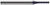 4 FL - 0.0620" (1/16) Cutter DIA x 0.0200" Radius x 0.3750" (3/8) LOC - AlTiN Coated Â– HARVEY TOOL Â– SKU HARTO1-733762-C3