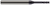 4 FL - 0.0200" (.5 mm) Cutter DIA x 0.0600" LOC x 0.6700" Reach - AlTiN Coated Â– HARVEY TOOL Â– SKU HARTO1-735520-C3