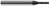 4 FL - 0.0310" (1/32) Cutter DIA x 0.0930" (3/32) LOC x 0.1560" (5/32) Reach - AlTiN Coated Â– HARVEY TOOL Â– SKU HARTO1-736131-C3