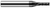 8 RH Teeth, 10 LH Teeth - 0.1250" (1/8) Cutter DIA x 0.6250" (5/8) LOC - CVD Diamond 4Ã‚Âµm Â– HARVEY TOOL Â– SKU HARTO1-737308