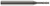 2 FL - 0.0930" (3/32) Cutter DIA x 0.2790" LOC x 0.5850" Reach Â– HARVEY TOOL Â– SKU HARTO1-757993