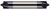 0.0930" (3/32) Radius x 0.1100" (2.8 mm) Pilot DIA  -  DE - 2 FL - AlTiN Coated