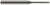 4 FL - 0.0400" Cutter DIA x 0.1200" LOC x 0.4000" Reach