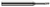 3 FL - 0.0550" (1.4 mm) Cutter DIA x 0.0830" LOC x 0.3300" Reach Â– HARVEY TOOL Â– SKU HARTO1-860655