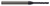 3 FL - 0.0100" Cutter DIA x 0.0500" LOC x 0.0800" Reach - AlTiN Coated Â– HARVEY TOOL Â– SKU HARTO1-876610-C3