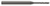 3 FL - 0.0200" (.5 mm) Cutter DIA x 0.1000" LOC x 0.1600" Reach  HARVEY TOOL  SKU HARTO1-876620
