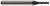4 FL - 0.3750" (3/8) Cutter DIA x 1.1250" (1-1/8) LOC x 2.0000" (2) Reach - AlTiN Coated  HARVEY TOOL  SKU HARTO1-956924-C3