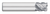 5 FL - 0.1250" (1/8) Cutter DIA x 0.0200" Radius x 0.2500" (1/4) LOC - Uncoated  TITAN USA  SKU TITUS1-TC61609