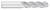 3 FL - 0.3750" (3/8) Cutter DIA x 1.5000" (1-1/2) LOC - Uncoated  TITAN USA  SKU TITUS1-TC67220