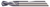 0.3750" (3/8) Drill DIA x 1.000" (1) Flute Length - 2 FL - AlTiN Coated