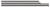 Carbide - 0.5000" (1/2) Shank DIA x 4.00" (4) OAL  MICRO 100  SKU MIC100-SR-500-4