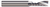 1 FL - 4.000 mm Cutter DIA x 20.00 mm LOC
