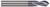 0.1250" (1/8) Drill DIA x 0.375" (3/8) Flute Length - AlTiN Coated