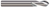 0.3750" (3/8) Drill DIA x 1.000" (1) Flute Length