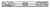 0.5000" (1/2) Cutter DIA x 1.0000" (1) Length of Cut Carbide Square End Mill, 4 Flutes, Uncoated  TITAN USA  SKU TITUS1-TC65051