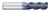 0.6250" (5/8) Cutter DIA x 0.7500" (3/4) Length of Cut Carbide Square End Mill, 3 Flutes, AlTiN Coated