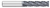 0.5000" (1/2) Cutter DIA x 1.5000" (1-1/2) Length of Cut Carbide Variable Index Square End Mill Chipbreaker, 4 Flutes, ALCRO-Max Coated  TITAN USA  SKU TITUS1-TC28081