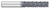 0.5000" (1/2) Cutter DIA x 0.0300" Radius x 2.0000" (2) Length of Cut Carbide Variable Index Corner Radius End Mill Chipbreaker, 6 Flutes, ALCRO-Max Coated  TITAN USA  SKU TITUS1-TC13469
