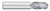 0.5000" (1/2) Cutter DIA x 1.0000" (1) Length of Cut Carbide Ball End Mill, 4 Flutes, Uncoated  TITAN USA  SKU TITUS1-TC65131