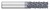 0.5000" (1/2) Cutter DIA x 1.2500" (1-1/4) Length of Cut Carbide Variable Index Square End Mill Chipbreaker, 6 Flutes, ALCRO-Max Coated  TITAN USA  SKU TITUS1-TC13436