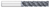 0.7500" (3/4) Cutter DIA x 0.0600" Radius x 2.2500" (2-1/4) Length of Cut Carbide Variable Index Corner Radius End Mill Chipbreaker, 5 Flutes, ALCRO-Max Coated  TITAN USA  SKU TITUS1-TC13398