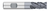 0.5000" (1/2) Cutter DIA x 0.0150" (1/64) Radius x 1.0000" (1) Length of Cut Carbide Variable Index Corner Radius End Mill Chipbreaker, 4 Flutes, ALCRO-Max Coated  TITAN USA  SKU TITUS1-TC28147