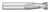 0.1875" (3/16) Cutter DIA x 0.6250" (5/8) Length of Cut Carbide Square End Mill, 2 Flutes, Uncoated  TITAN USA  SKU TITUS1-TC65004