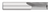 0.6250" (5/8) Cutter DIA x 1.2500" (1-1/4) Length of Cut Carbide Square End Mill, 2 Flutes, Uncoated  TITAN USA  SKU TITUS1-TC65012