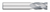 0.2500" (1/4) Cutter DIA x 0.7500" (3/4) Length of Cut Carbide Square End Mill, 4 Flutes, Uncoated  TITAN USA  SKU TITUS1-TC65046