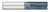 0.4375" (7/16) Cutter DIA x 1.0000" (1) Length of Cut Carbide Square End Mill, 4 Flutes, AlTiN Coated