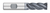 1.0000" (1) Cutter DIA x 1.5000" (1-1/2) Length of Cut Carbide Variable Index Square End Mill, 4 Flutes, ALCRO-Max Coated  TITAN USA  SKU TITUS1-TC21874