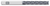 0.5000" (1/2) Cutter DIA x 0.0300" Radius x 3.0000" (3) Length of Cut Carbide Variable Index Corner Radius End Mill Chipbreaker, 4 Flutes, ALCRO-Max Coated  TITAN USA  SKU TITUS1-TC28219
