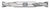 0.6250" (5/8) Cutter DIA x 1.1250" (1-1/8) Length of Cut Cobalt Square End Mill, 2 Flutes, Uncoated  TITAN USA  SKU TITUS1-TE82725