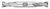 1.0000" (1) Cutter DIA x 1.6250" (1-5/8) Length of Cut Cobalt Square End Mill, 2 Flutes, Uncoated